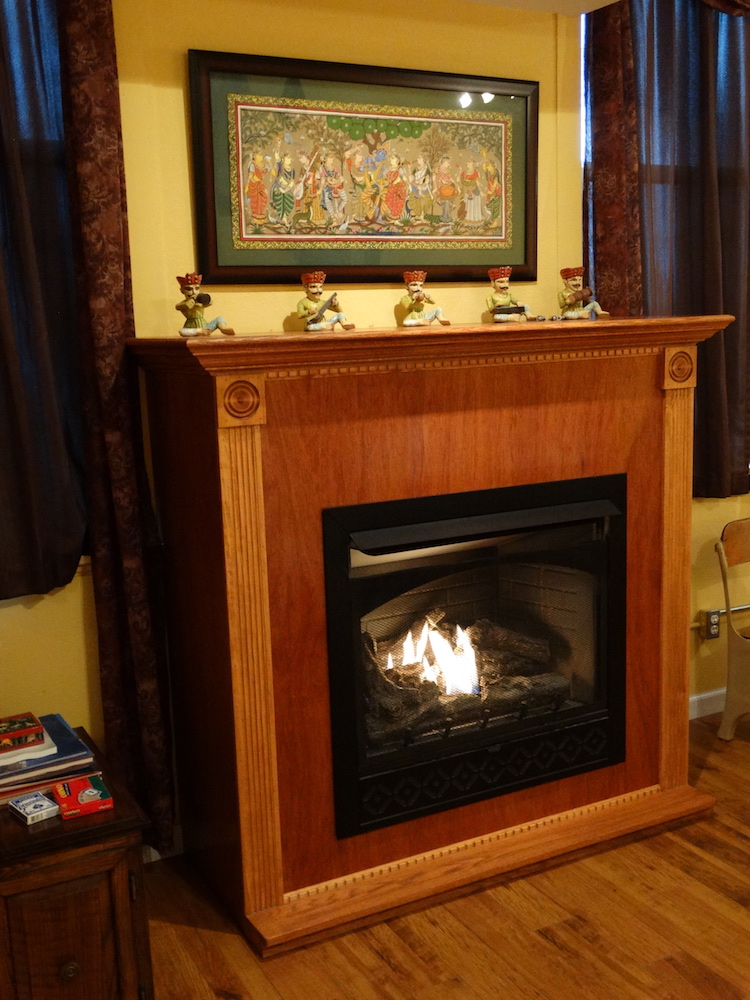 Gold Suite Fireplace